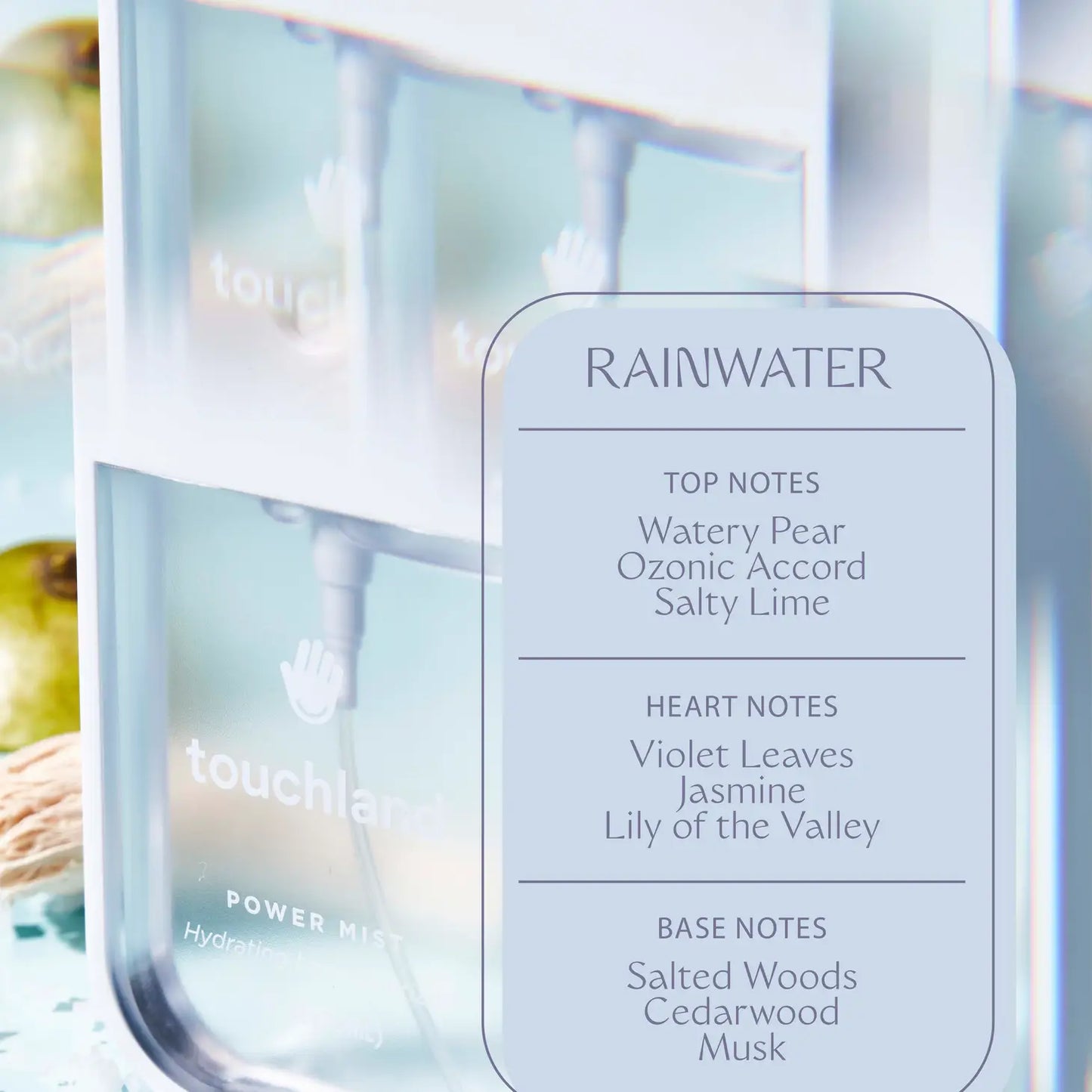 Touchland Hand Sanitizer Rainwater