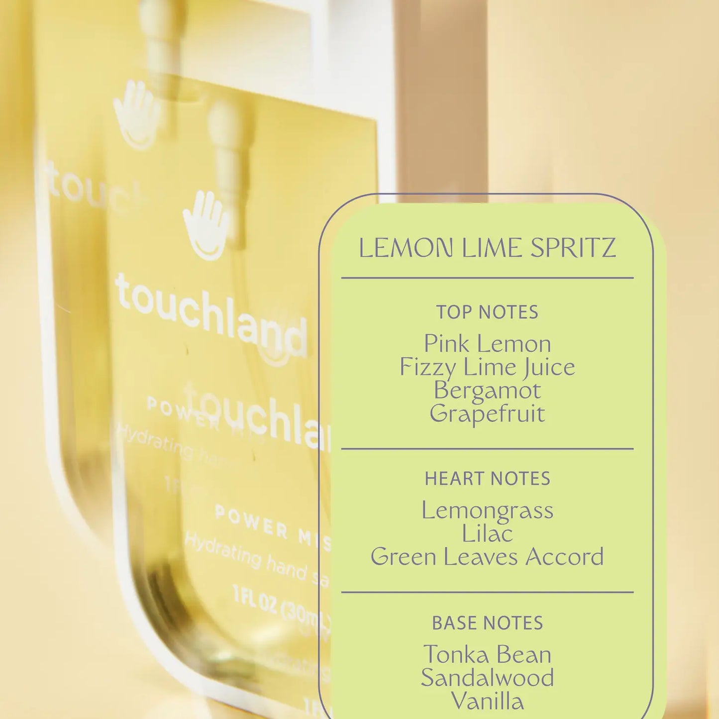 Touchland Hand Sanitizer Lemon Lime Spritz