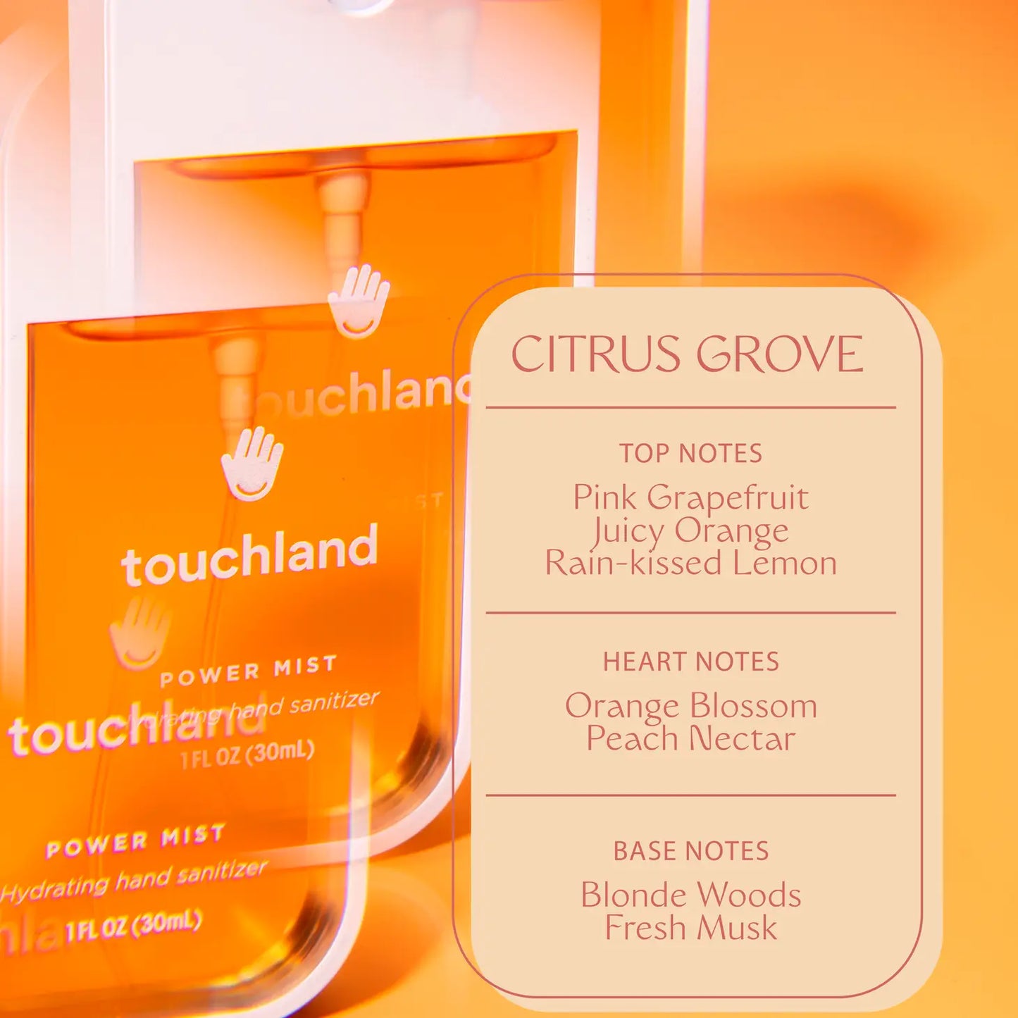 Touchland Hand Sanitizer Citrus Grove